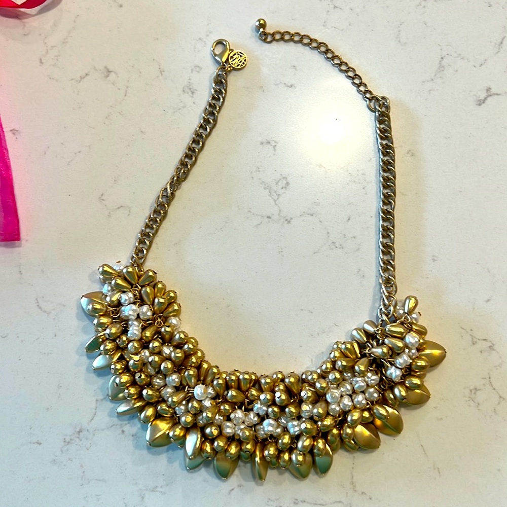 Gold and Pearl Lilly Pulitzer necklace